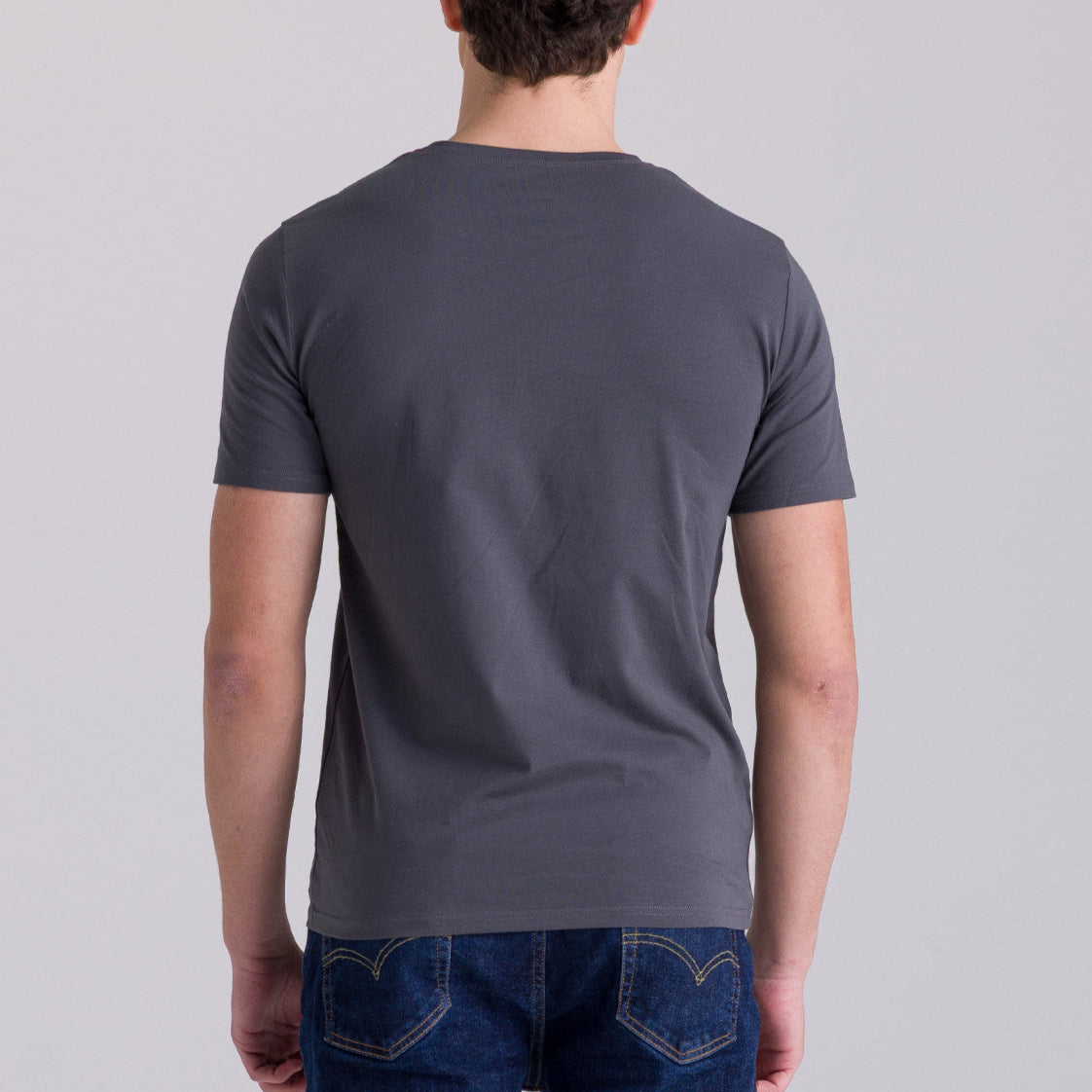 T-Shirt Bianchi Milano Fan - Grigio