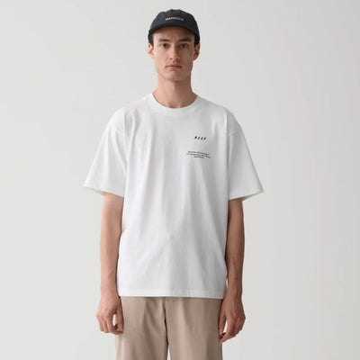 T-Shirt Maap Essentials Print - Bianco