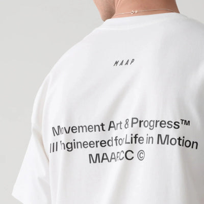 T-Shirt Maap Essentials Print - Bianco