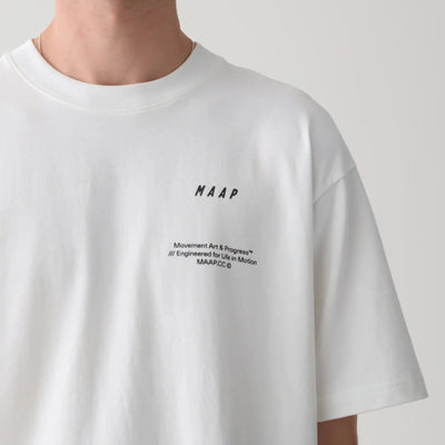 T-Shirt Maap Essentials Print - Bianco