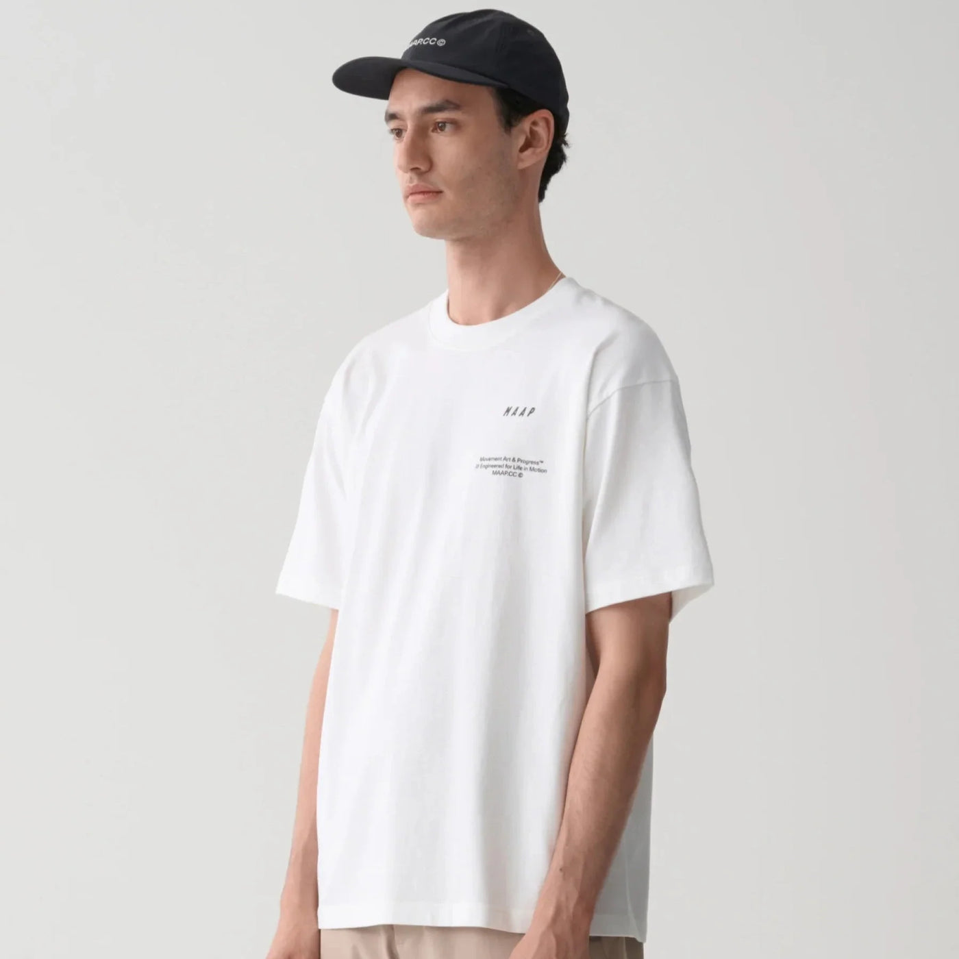 T-Shirt Maap Essentials Print - Bianco
