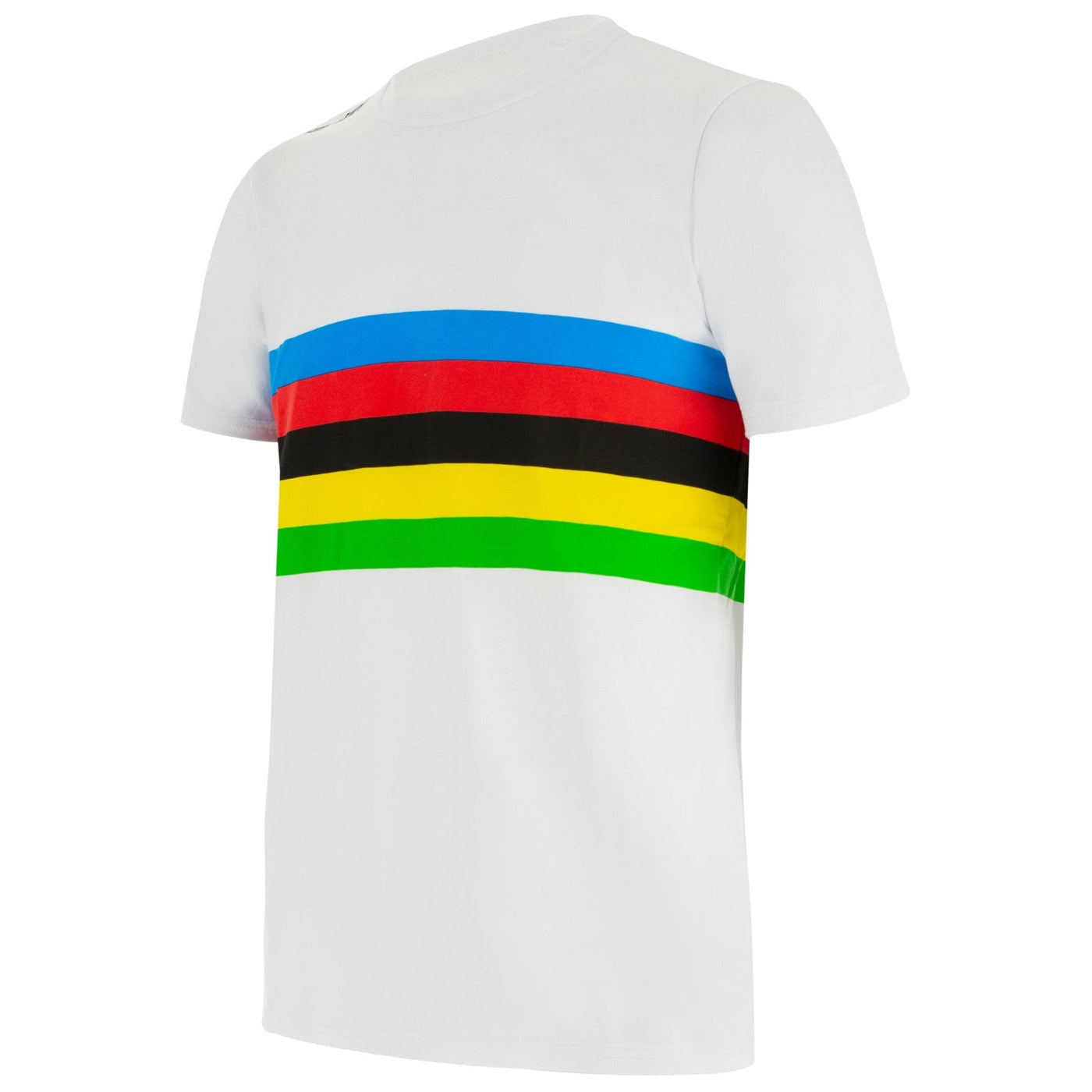 T-Shirt Santini UCI Campione del Mondo Iride - Bianco
