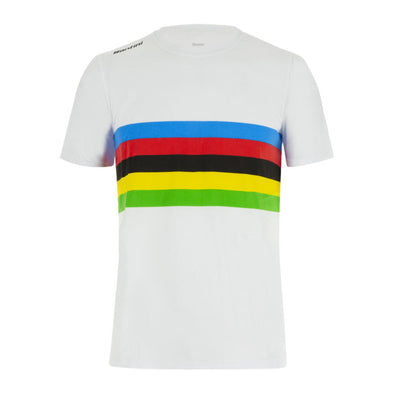 T-Shirt Santini bambino UCI Campione del Mondo Iride - Bianco