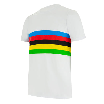 T-Shirt Santini bambino UCI Campione del Mondo Iride - Bianco