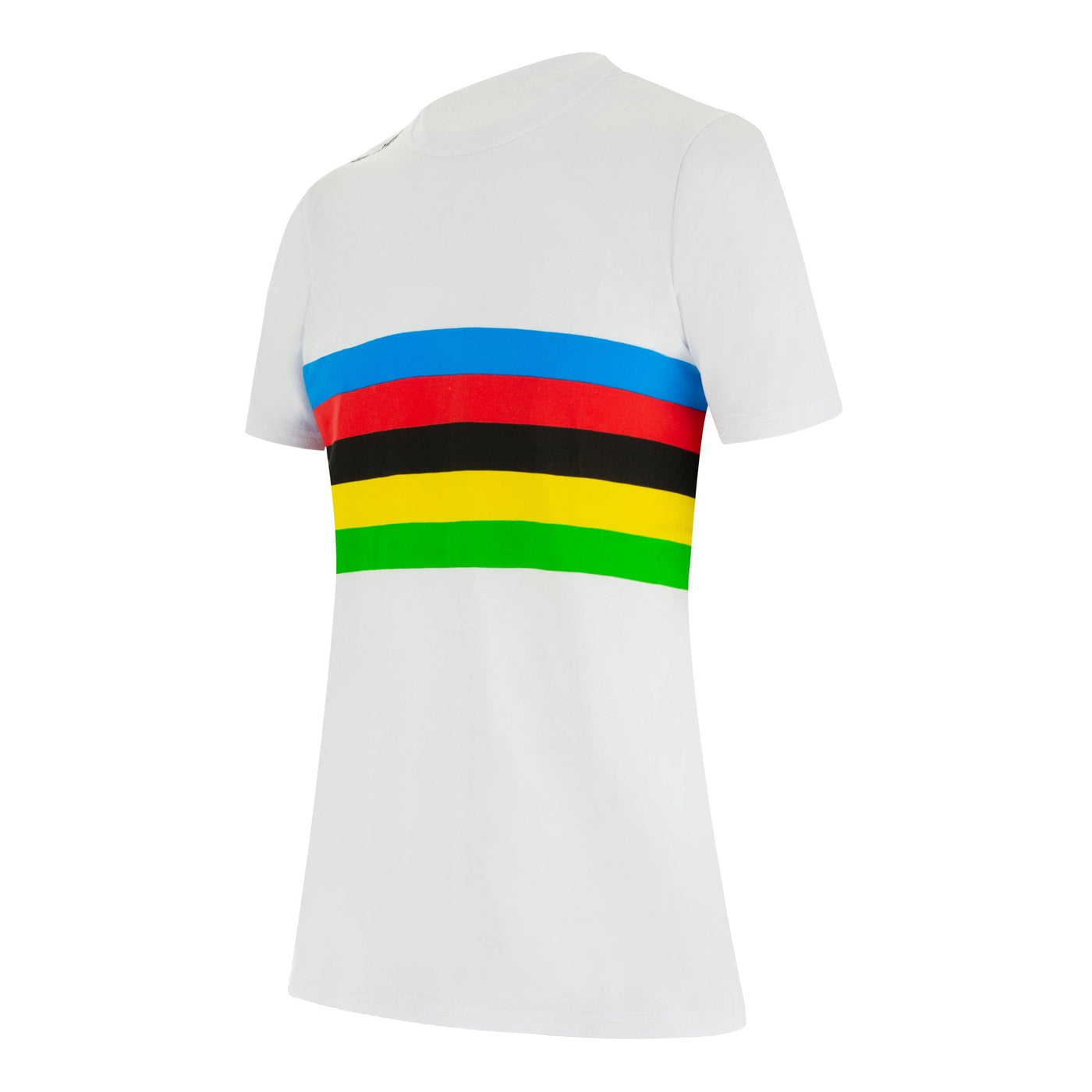 T-Shirt Santini donna UCI Campione del Mondo Iride - Bianco