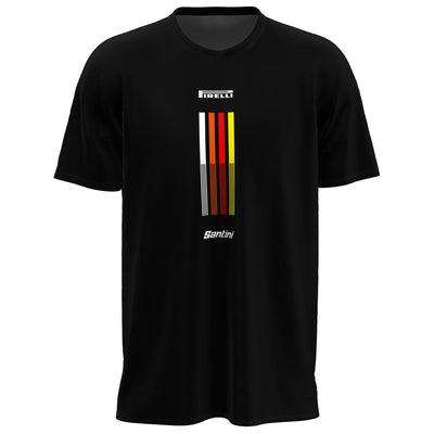 T-Shirt Santini x PIRELLI Tape - Nero