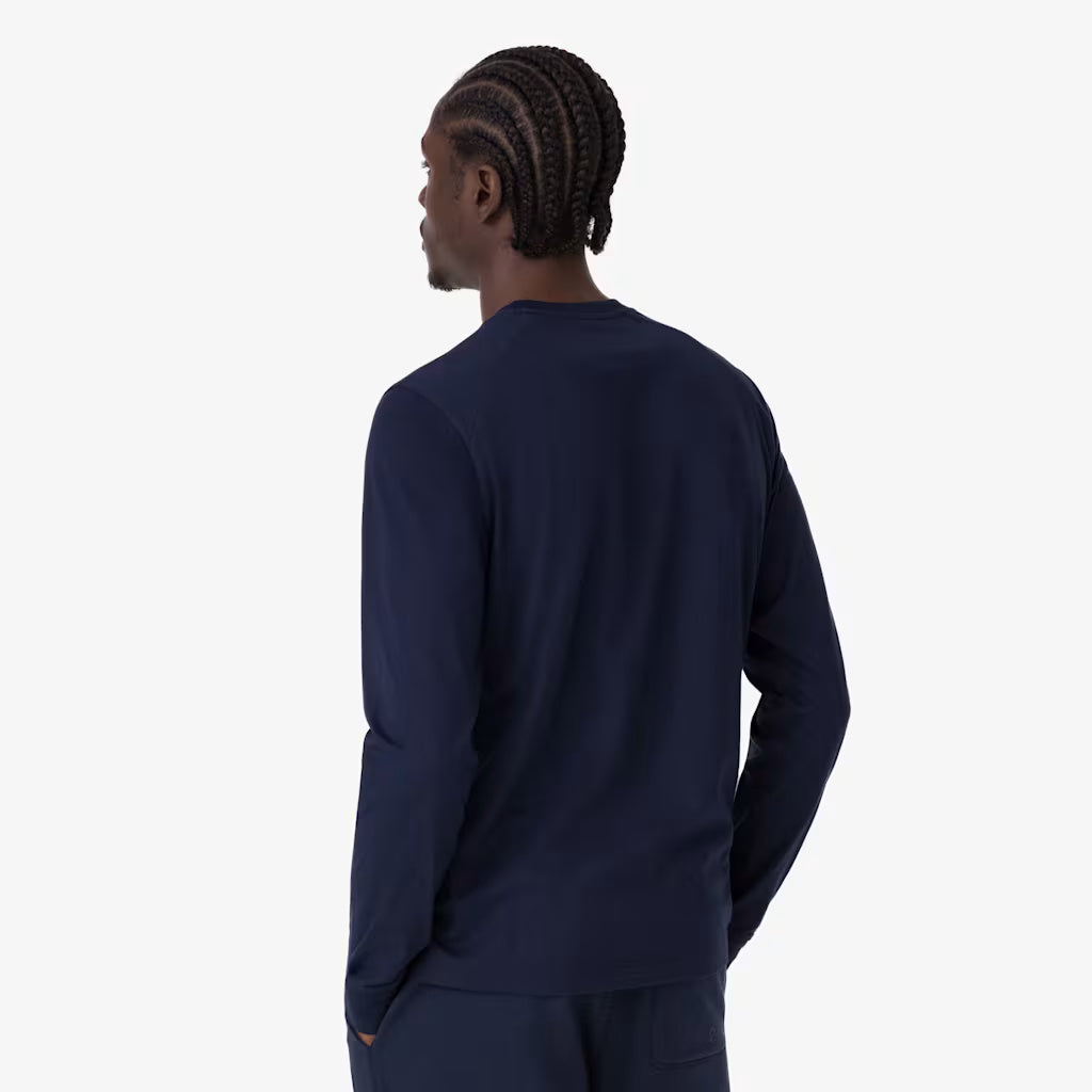 T-Shirt maniche lunghe Rapha Cotton - Blu