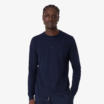 T-Shirt maniche lunghe Rapha Cotton - Blu