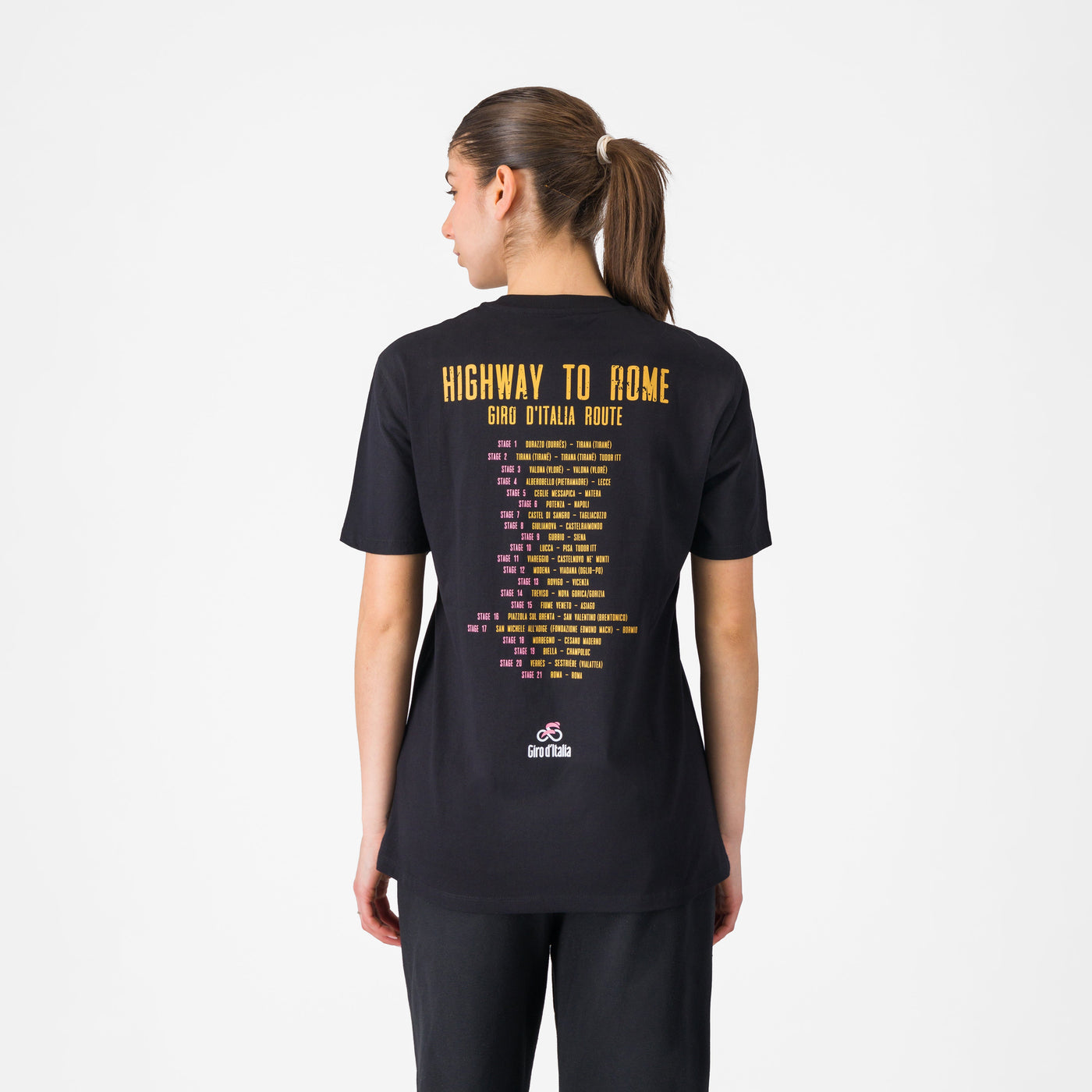 T-shirt Giro d'Italia - Highway To Rome