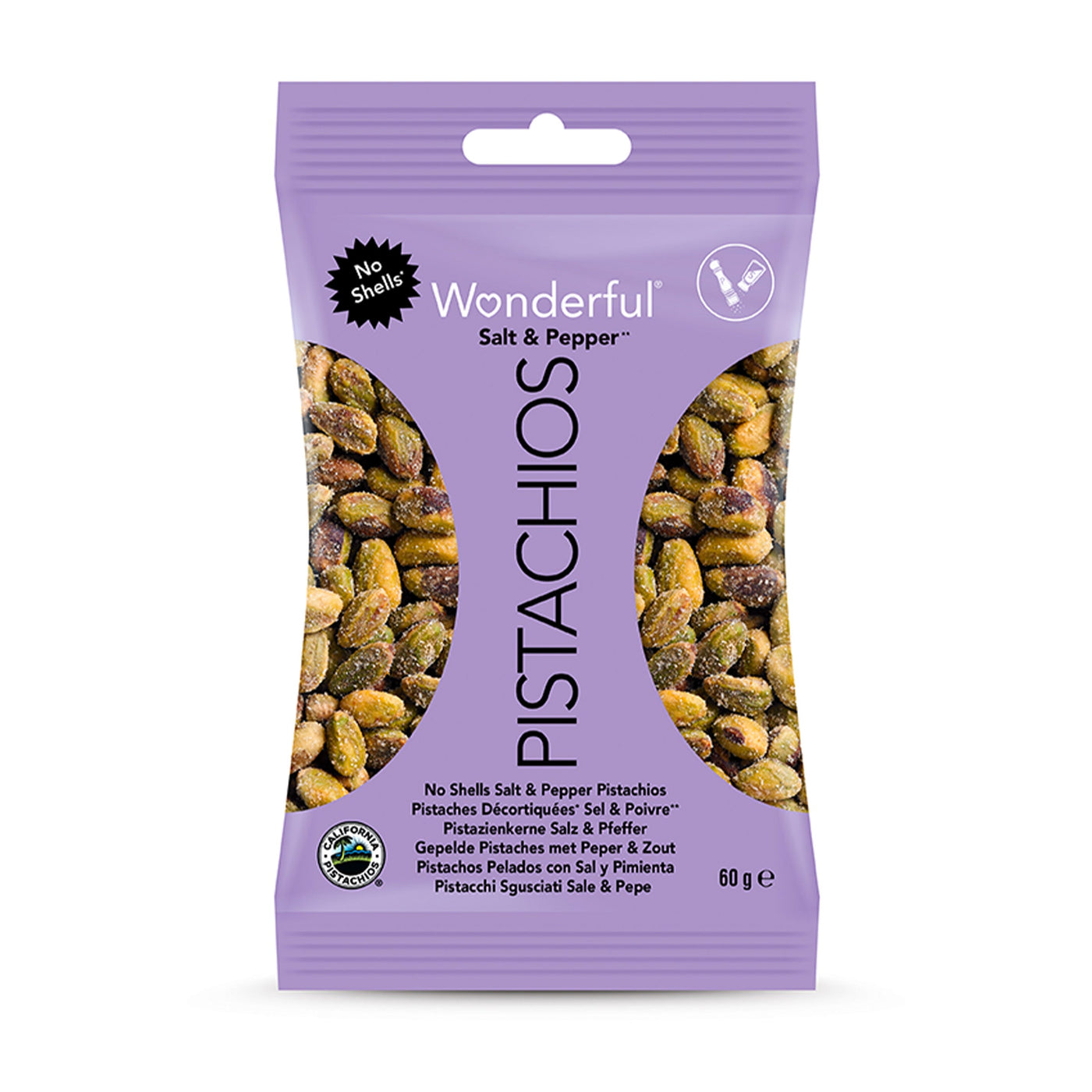 Wonderful Pistachios Pistacchi Sgusciati - Sale & Pepe