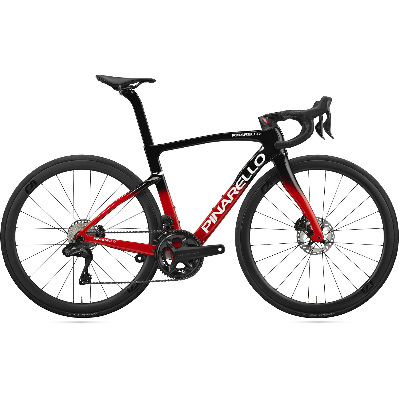 Pinarello F7 Disk Ultegra Di2 Ultra fast - Rosso