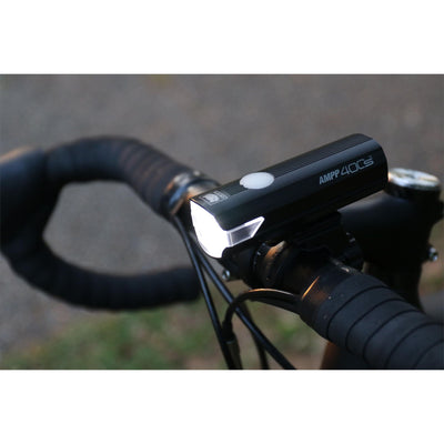 Cateye AMP 400S & Viz 100 Front & Rear Bike Light Set