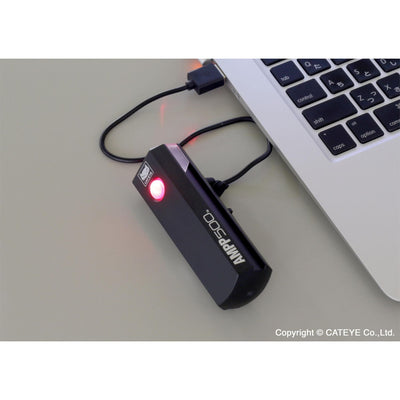 Cateye AMP 500S & Viz 150 Front & Rear Bike Light Set