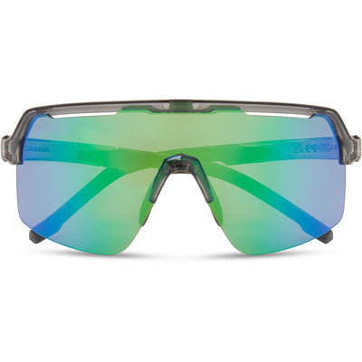 Crypto Air Crystal Smoke Sunglasses - Green Mirror Lens