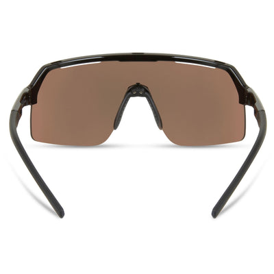 Crypto Air Gloss Black Sunglasses - Bronze Mirror Lens