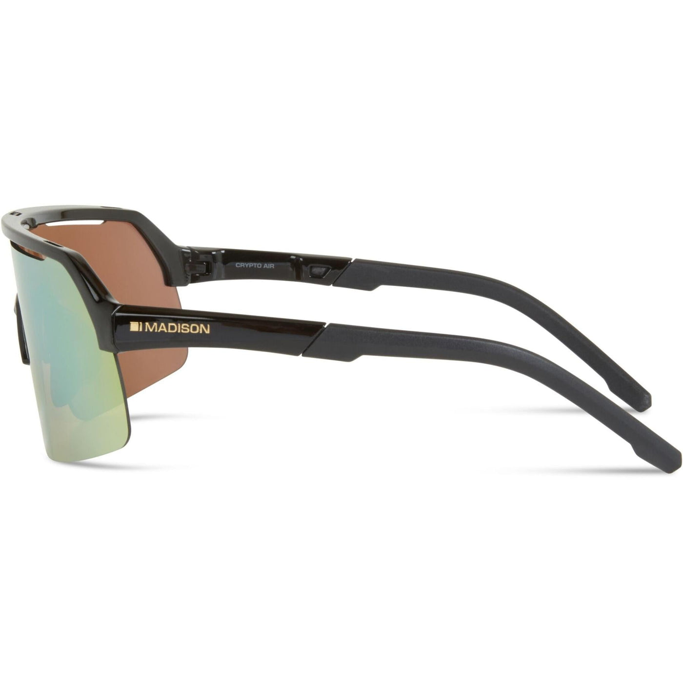 Crypto Air Gloss Black Sunglasses - Bronze Mirror Lens