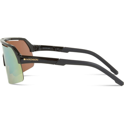 Crypto Air Gloss Black Sunglasses - Bronze Mirror Lens