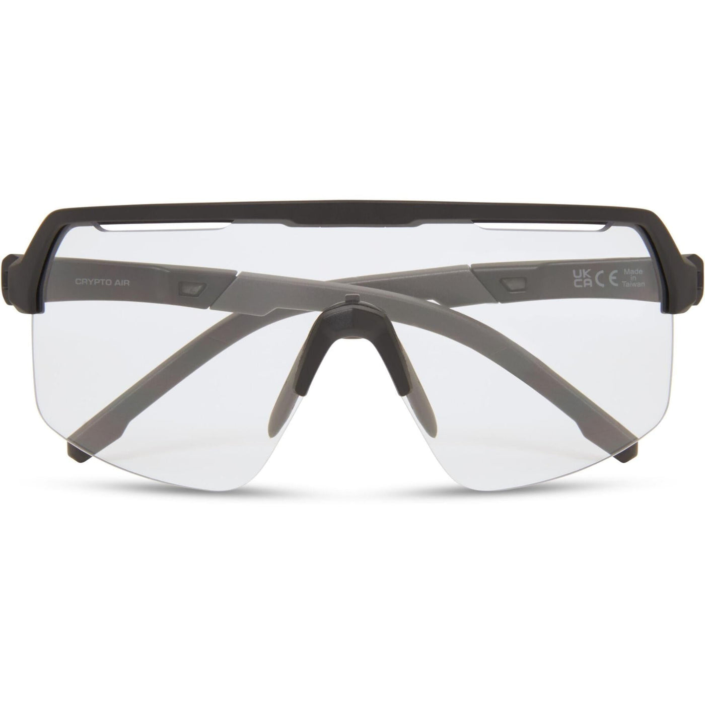 Crypto Air Matt Black Sunglasses - Clear Lens
