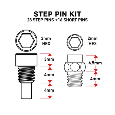 DMR Vault Step-Pin Pedal Pins