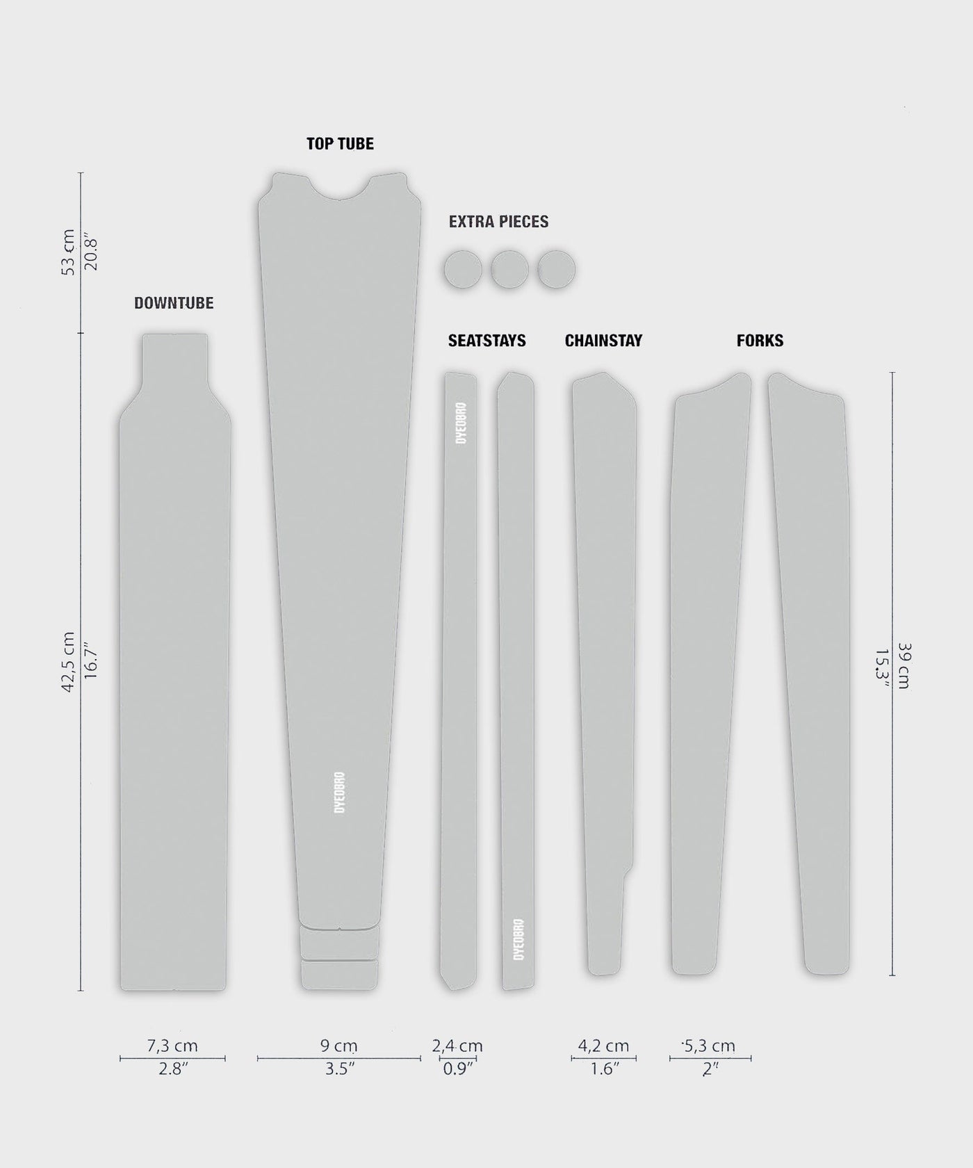 DyedBro Gravel Bike Protection Kit