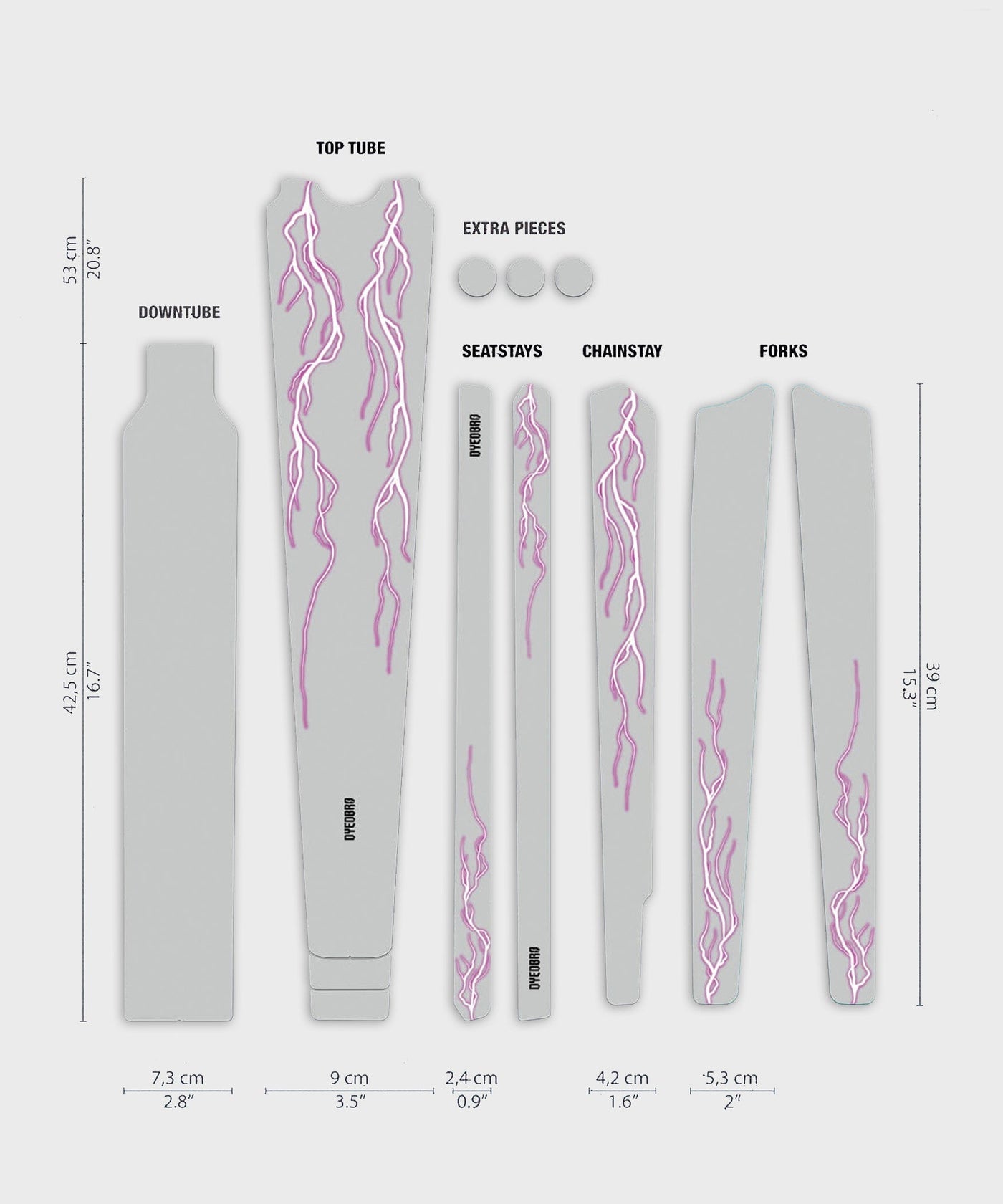 DyedBro Gravel Bike Protection Kit
