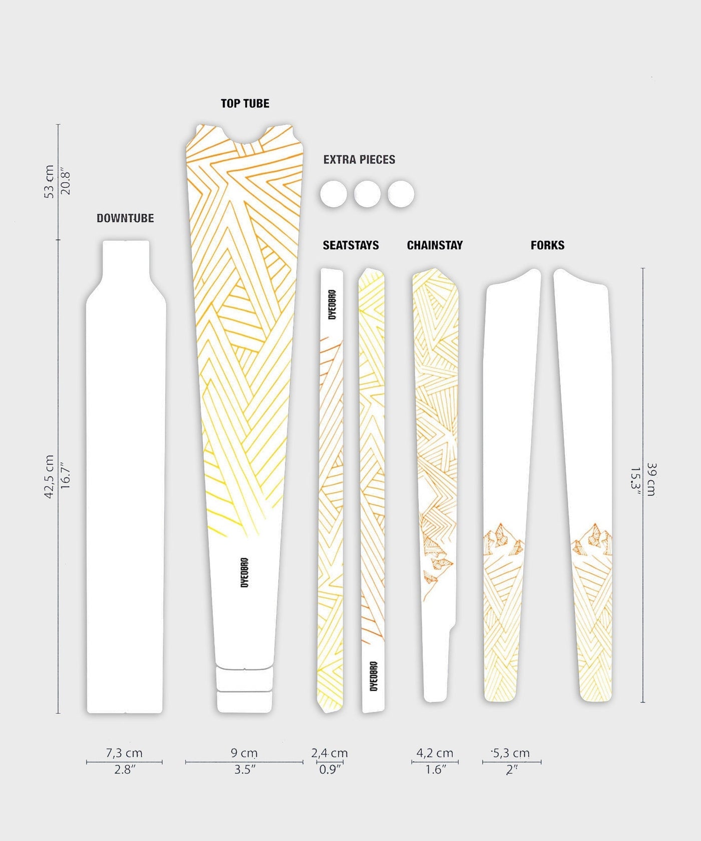 DyedBro Gravel Bike Protection Kit