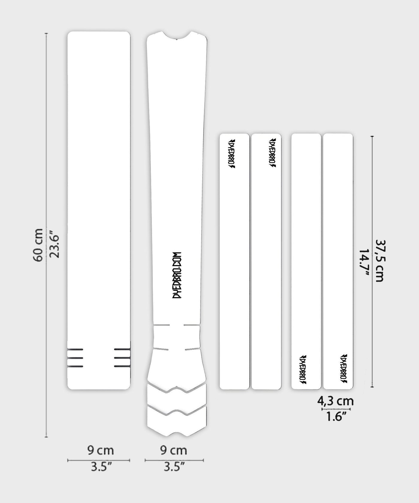 DyedBro MTB Frame Protection Kit