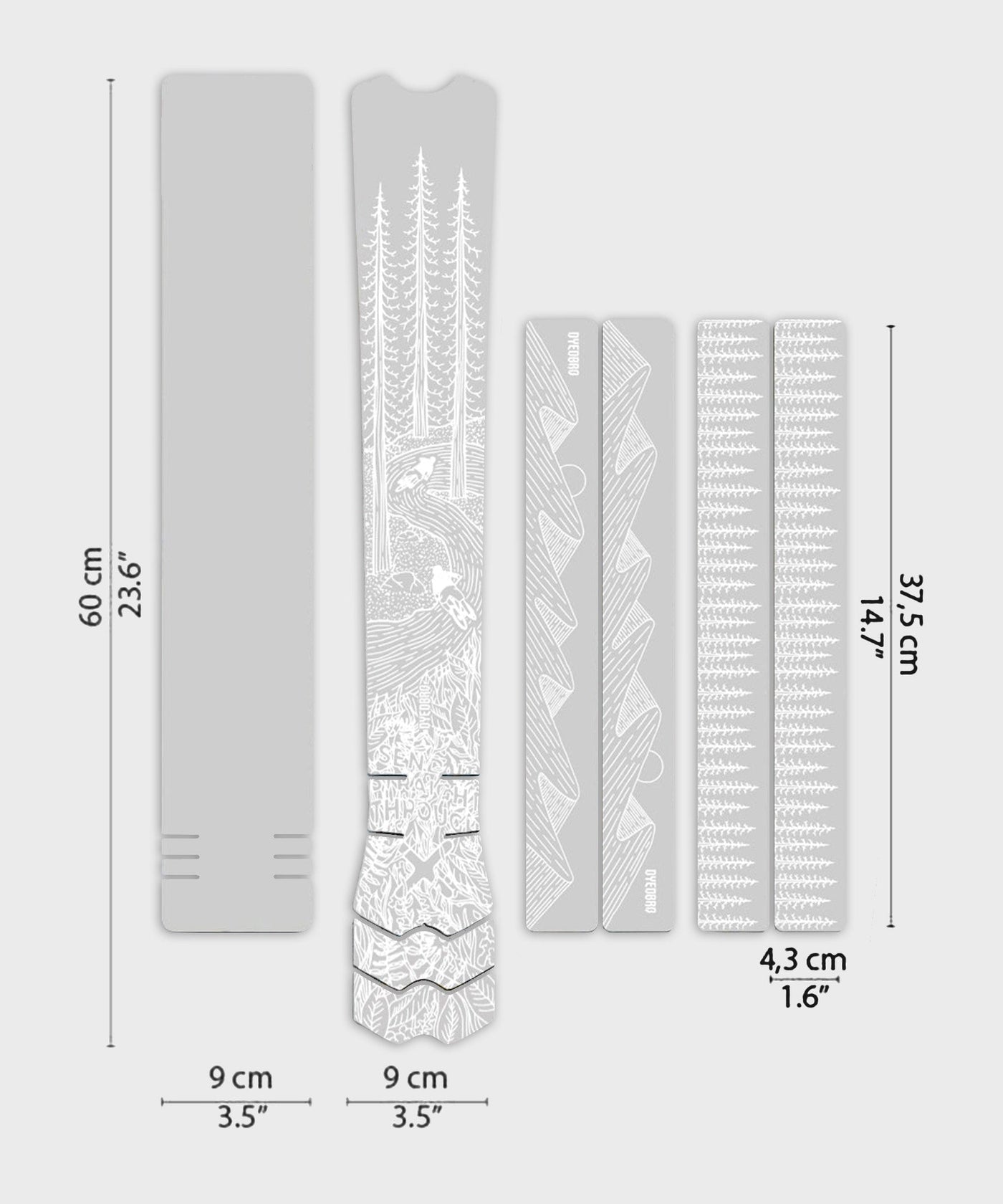 DyedBro MTB Frame Protection Kit