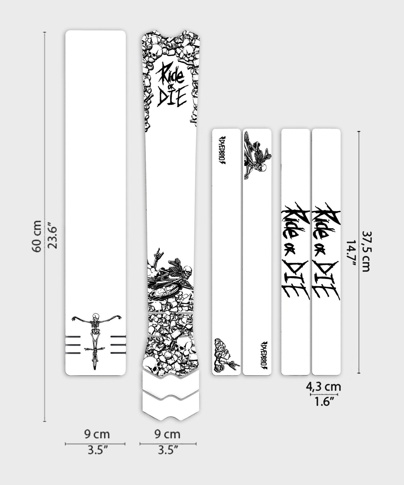 DyedBro MTB Frame Protection Kit