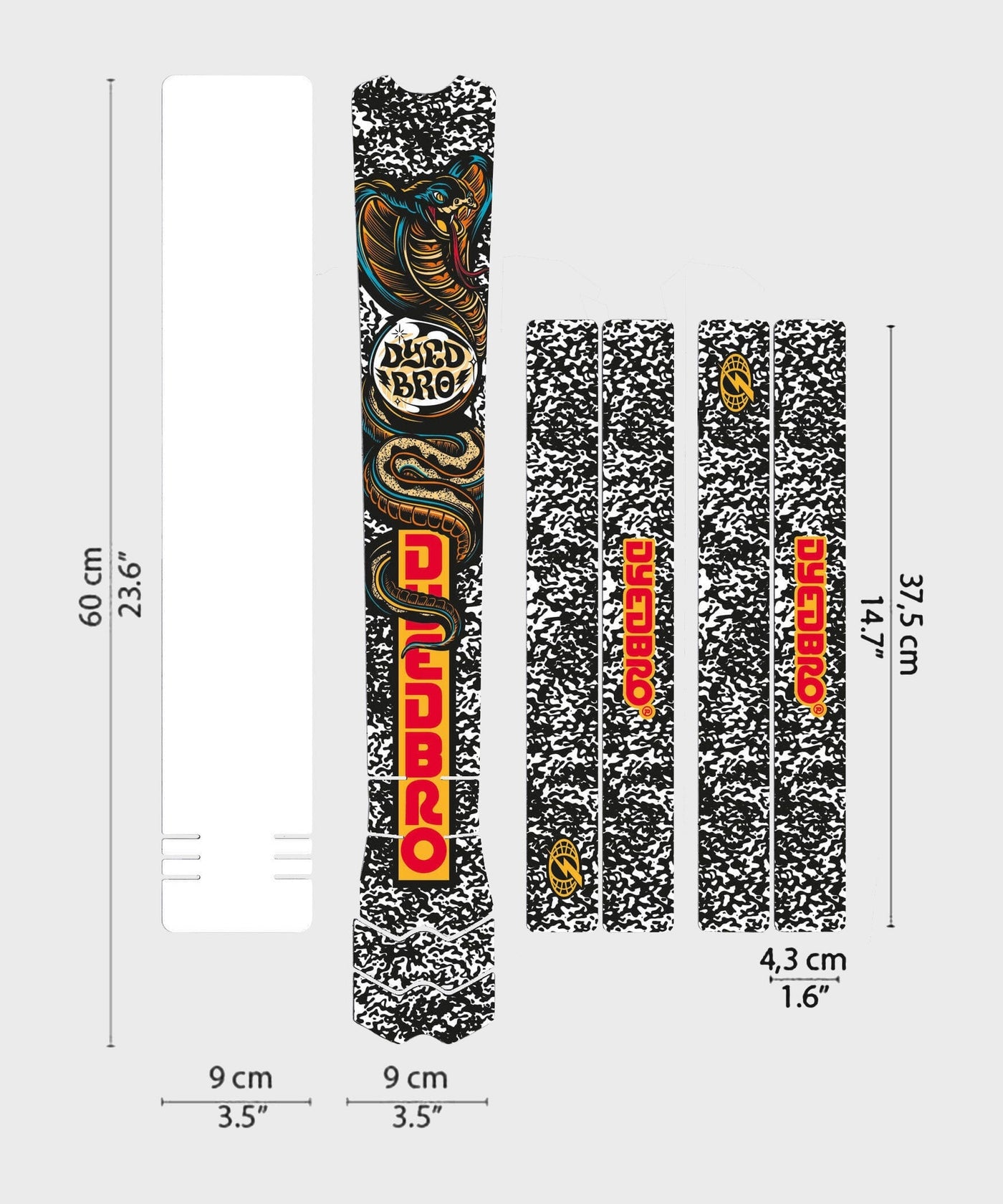DyedBro MTB Frame Protection Kit