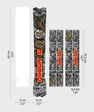 DyedBro MTB Frame Protection Kit