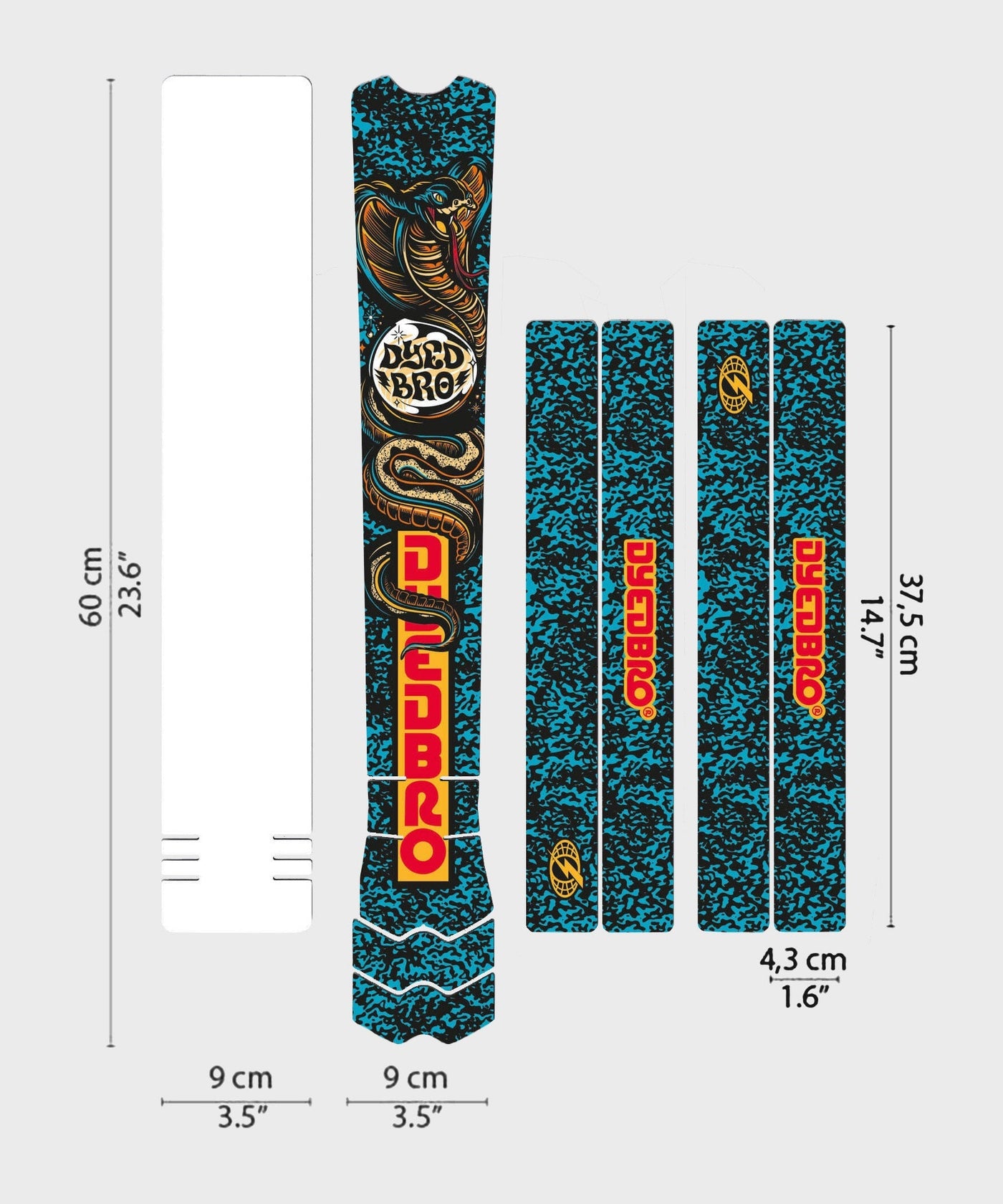 DyedBro MTB Frame Protection Kit