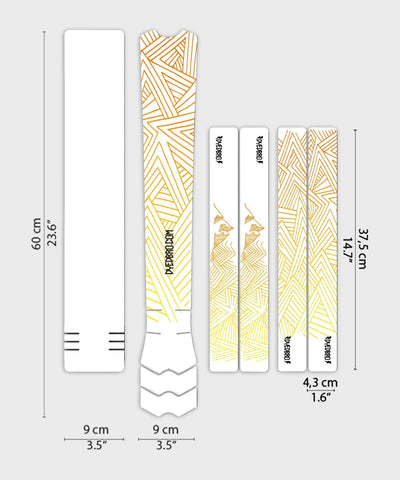DyedBro MTB Frame Protection Kit