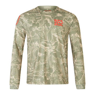 Endura Grid Floral Ltd Printed L/S Tee