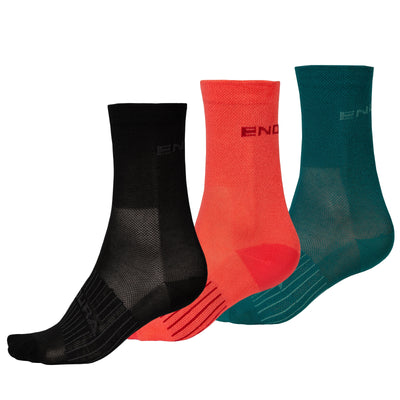 Endura Women's Coolmax Race Sock (Triple Pack)