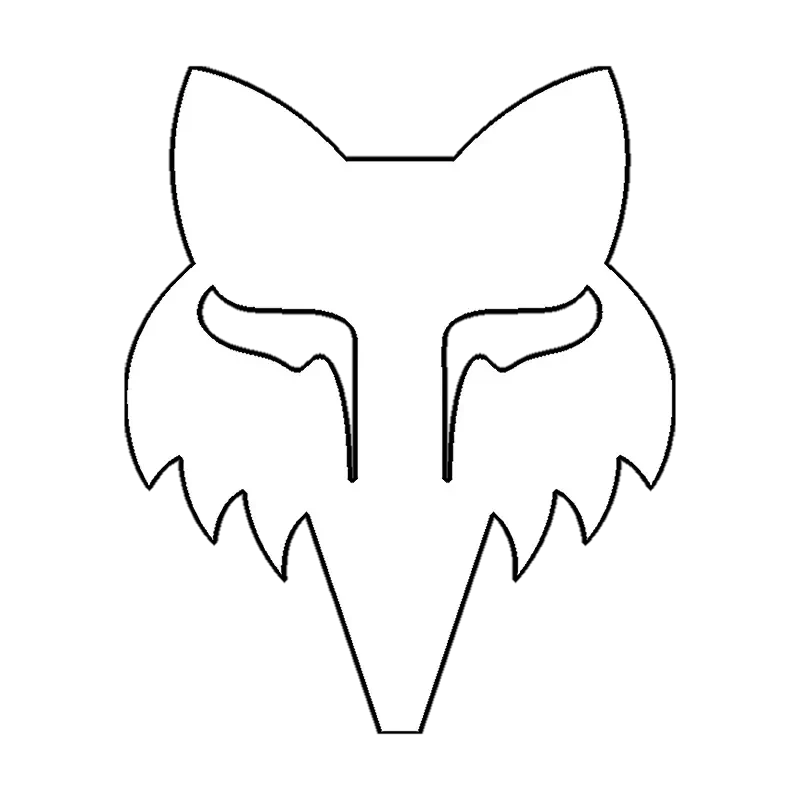 Fox Head 2.5" - Die Cut Vinyl