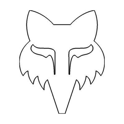 Fox Head 2.5" - Die Cut Vinyl