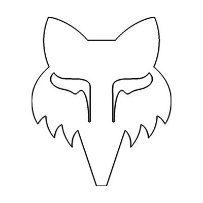 Fox Head 4" - Die Cut Vinyl
