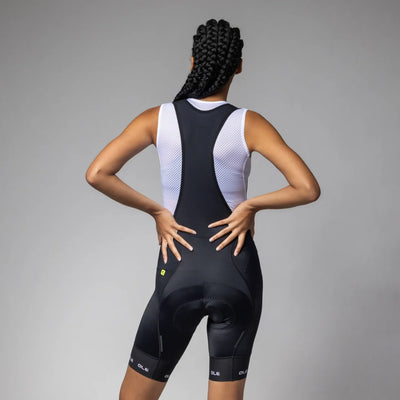 Salopette donna Ale PR-E Strada 2.0 - Nero bianco
