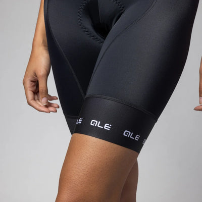 Pantaloncini donna Ale PR-E Strada 2.0 - Nero bianco