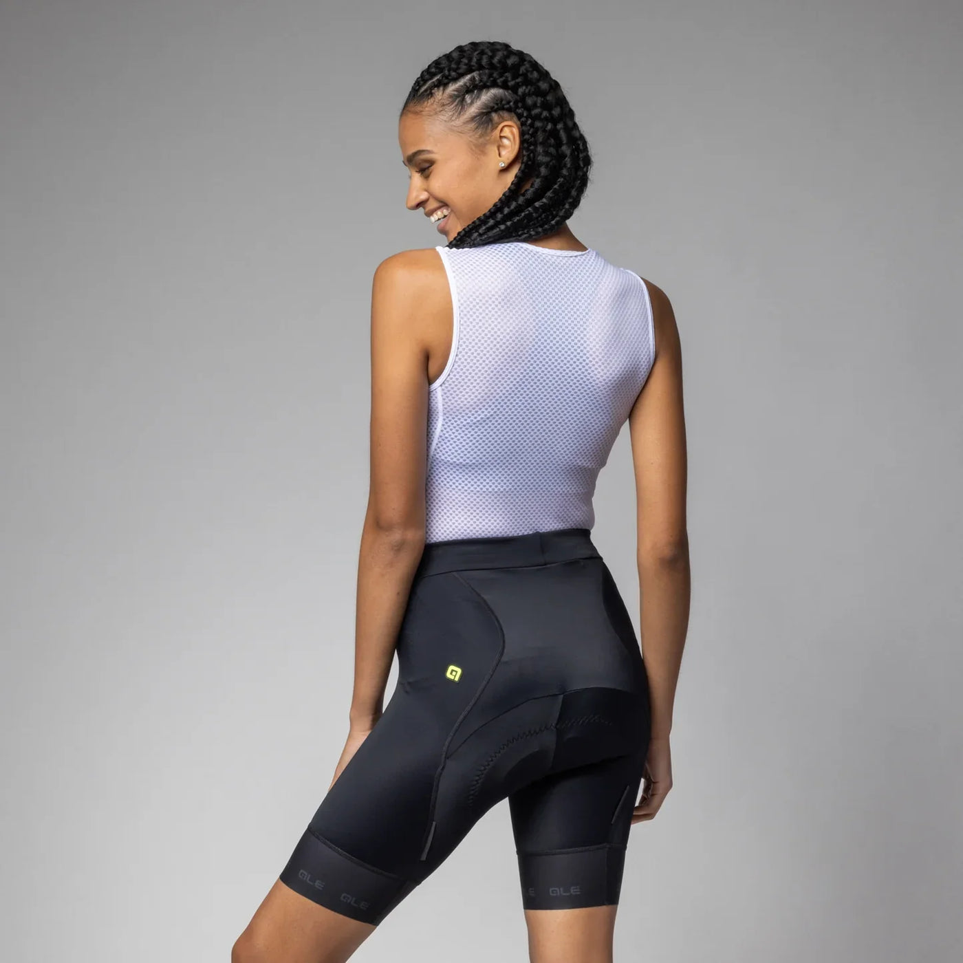 Pantaloncini donna Ale PR-E Strada 2.0 - Nero
