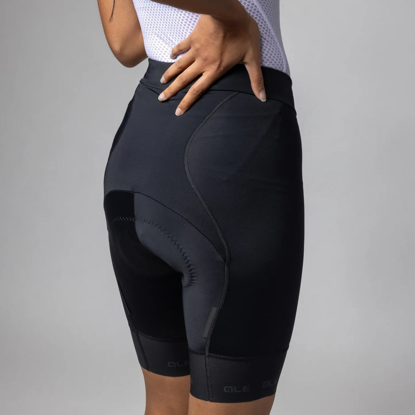 Pantaloncini donna Ale PR-E Strada 2.0 - Nero