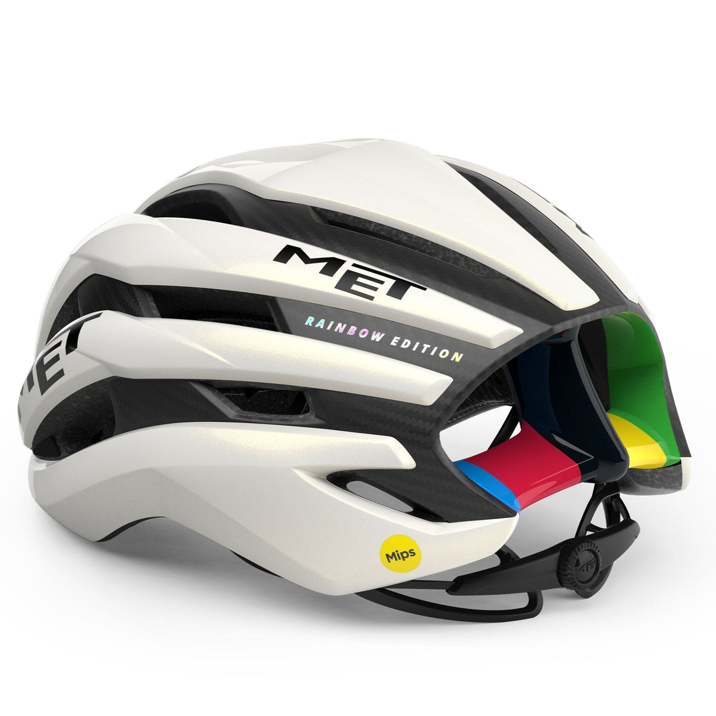 Casco Met Trenta 3K Carbon Mips Tadej Pogacar - Rainbow Edition