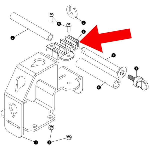 Park Tool Axle Clip - WH-1