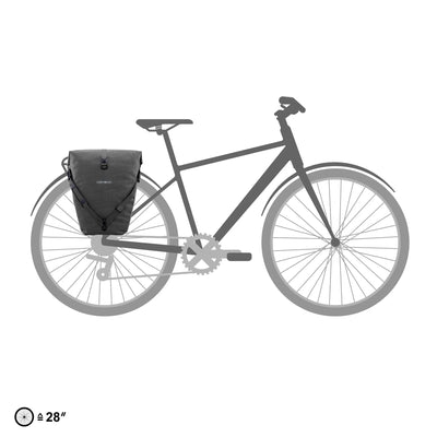 Borsa posteriore Ortlieb Back-Roller Urban QL2.1 - Grigio