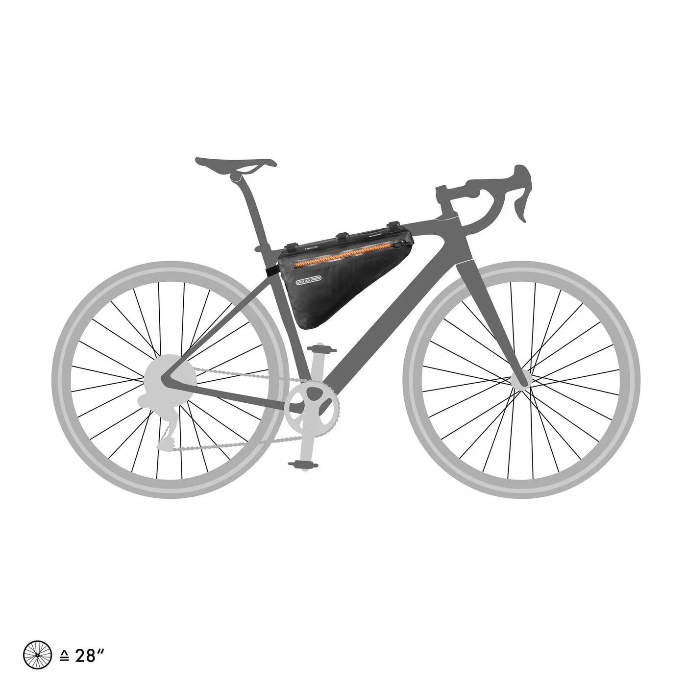 Borsa telaio Ortlieb Frame-Pack 4L - Nero