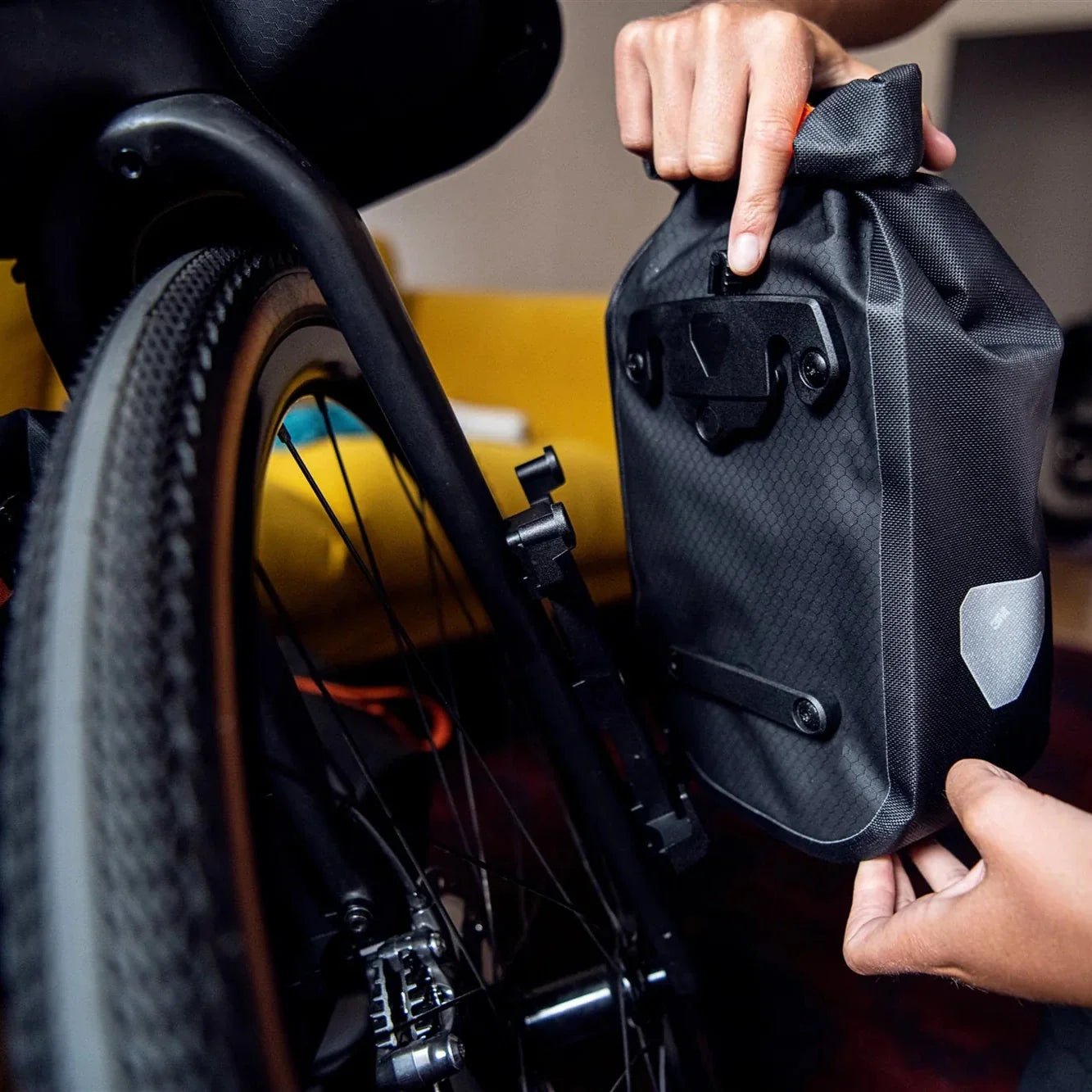 Borsa forcella Ortlieb Fork-Pack 4.1L - Nero