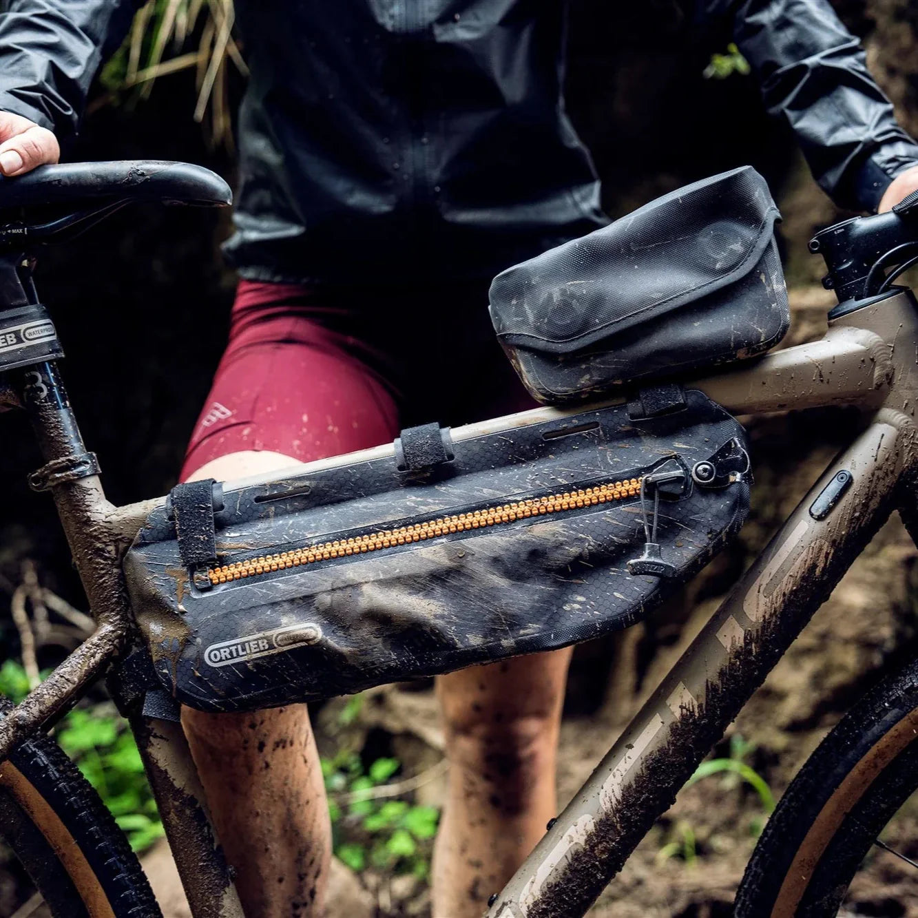 Borsa telaio Ortlieb Frame-Pack Toptube 4L - Nero