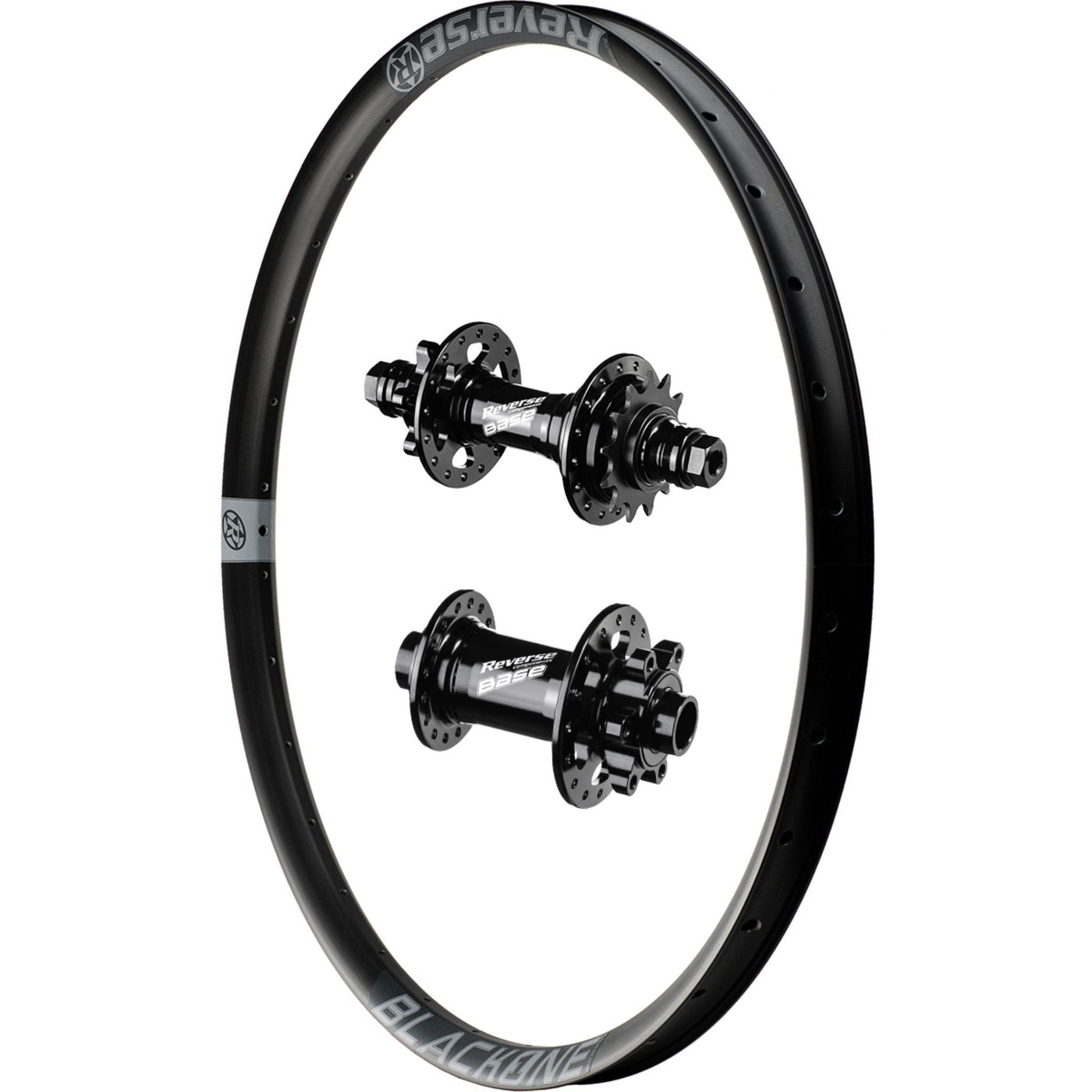 Reverse Components Black ONE 26 Singlespeed Wheelset