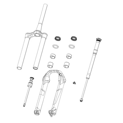 RockShox Zeb Debonair+ Air Shaft